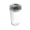 Yeti * | Best Choice Yeti 20Oz. White 18-8 Grade Stainless Steel Rambler Tumbler With Lid