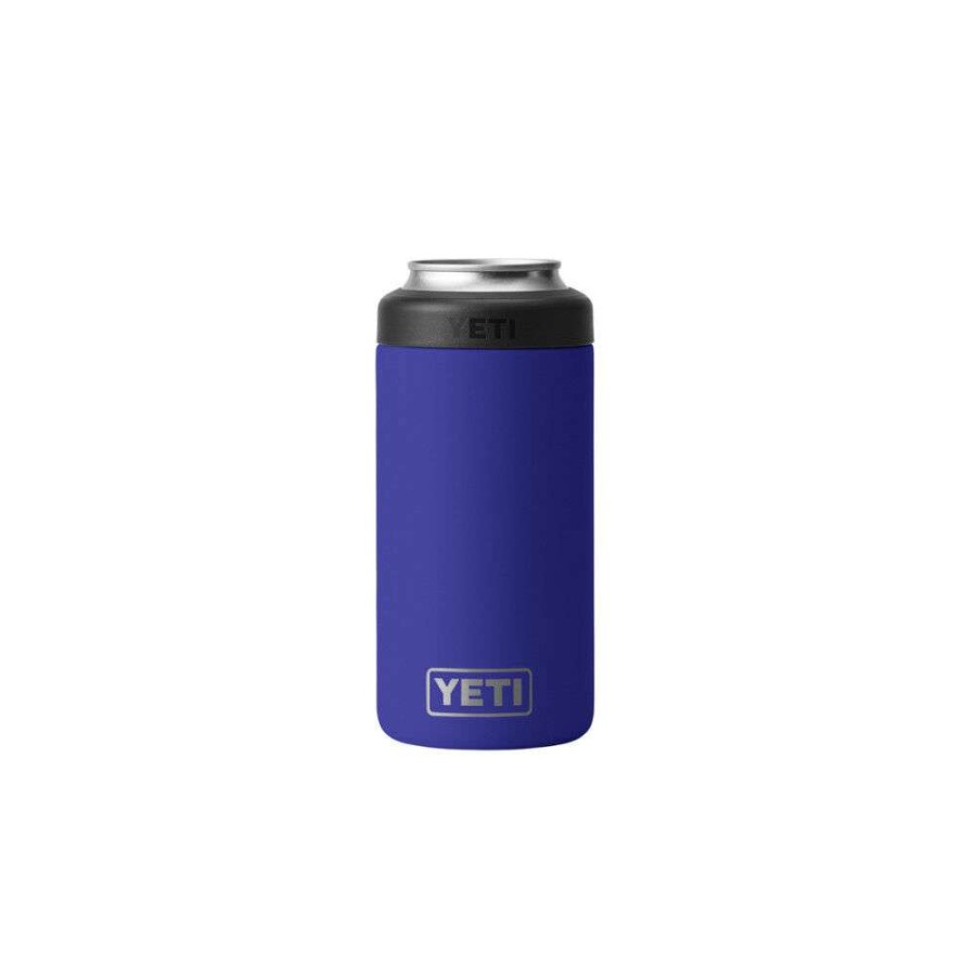 Yeti * | 100% Guarantee Yeti Rambler 16Oz Colster Tall Can Insulator Offshore Blue