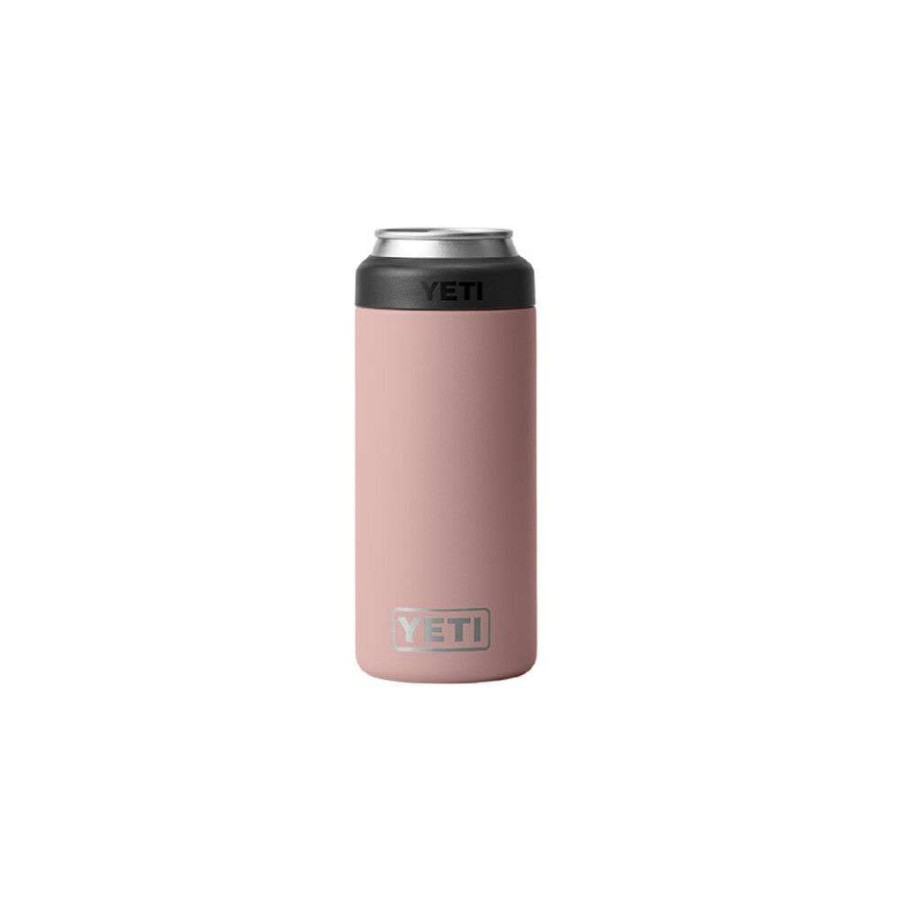 Yeti * | Online Yeti Sandstone Pink Rambler 12Oz Colster Slim Can Insulator