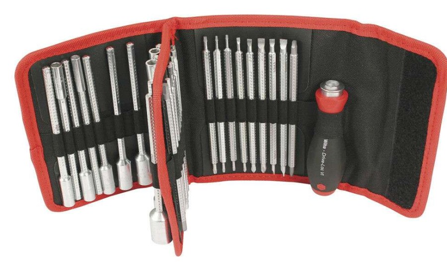 Hand Tools * | Large Choice Wiha Drive-Loc Vi Wallet Set 32Pc