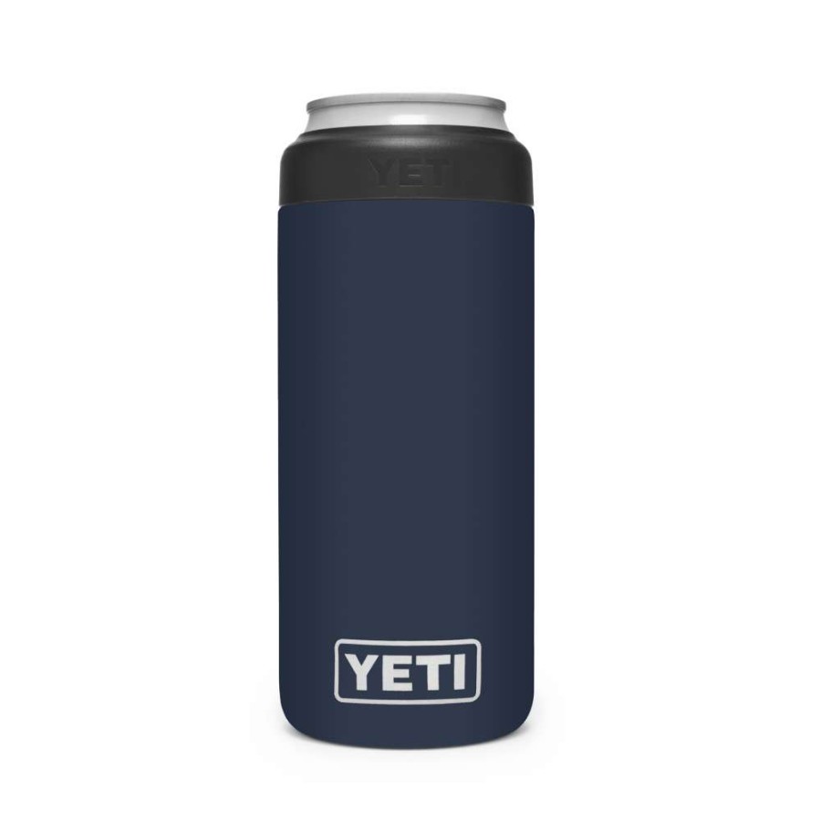 Yeti * | Sales Rambler Colster Slim Can Insulator Navy