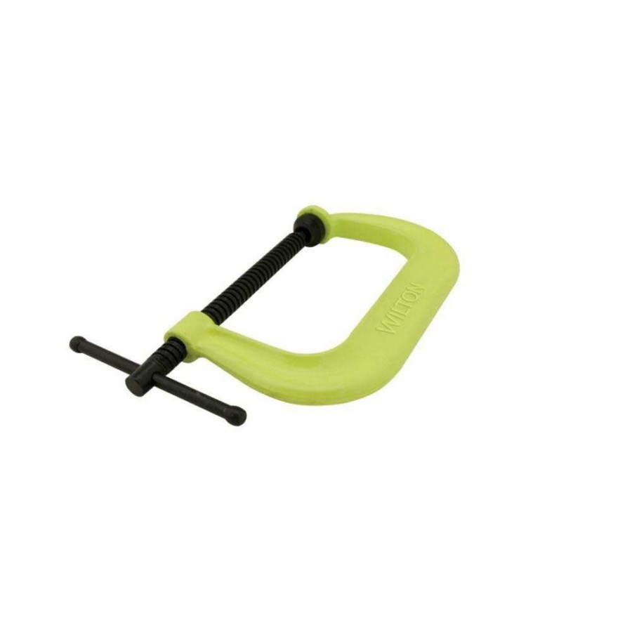 Hand Tools * | Outlet Drop Forged Hi Vis C-Clamp, 2 In. To 12-1/4 In. Jaw Opening, 6-5/16 In. Throat Depth