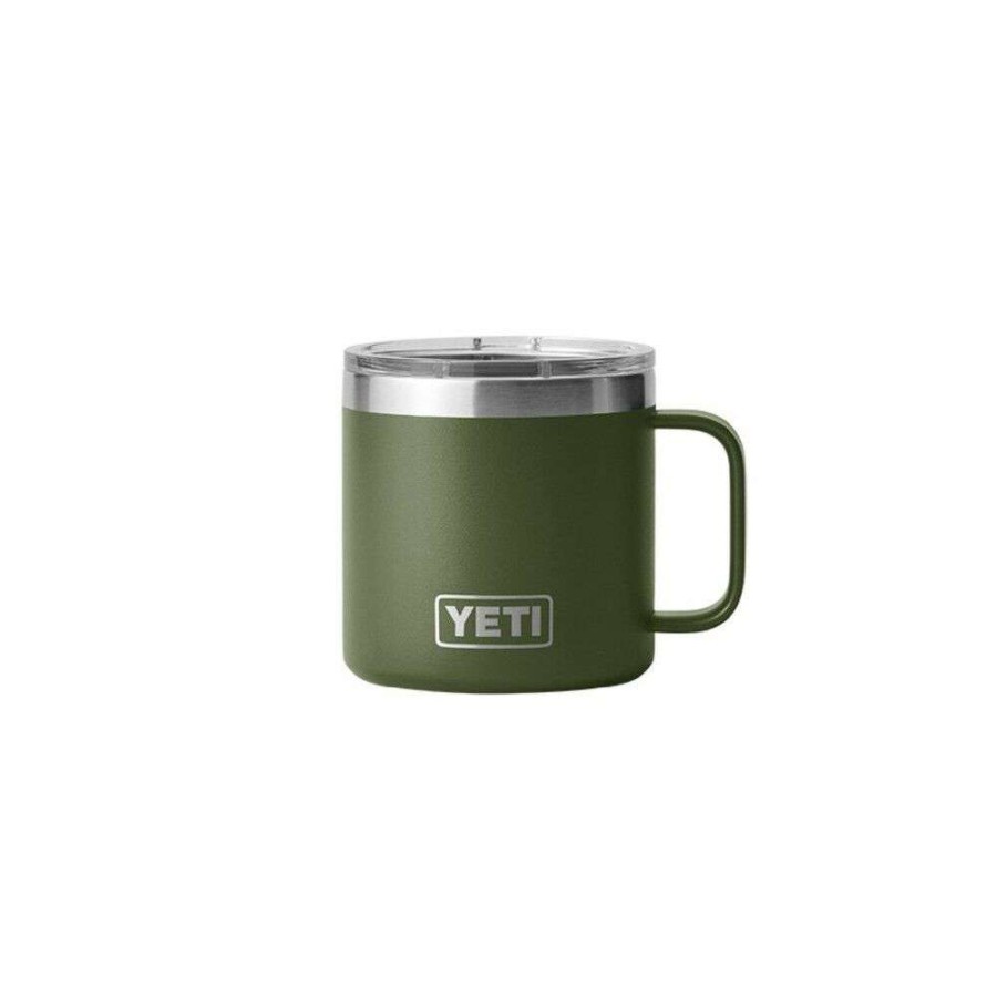 Yeti * | Bestsellers Yeti Rambler 14Oz Mug With Magslider Lid Highlands Olive