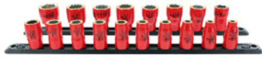 Sockets * | Best Choice Wiha Insulated Socket Set 3/8 Drive Metric 18Pc