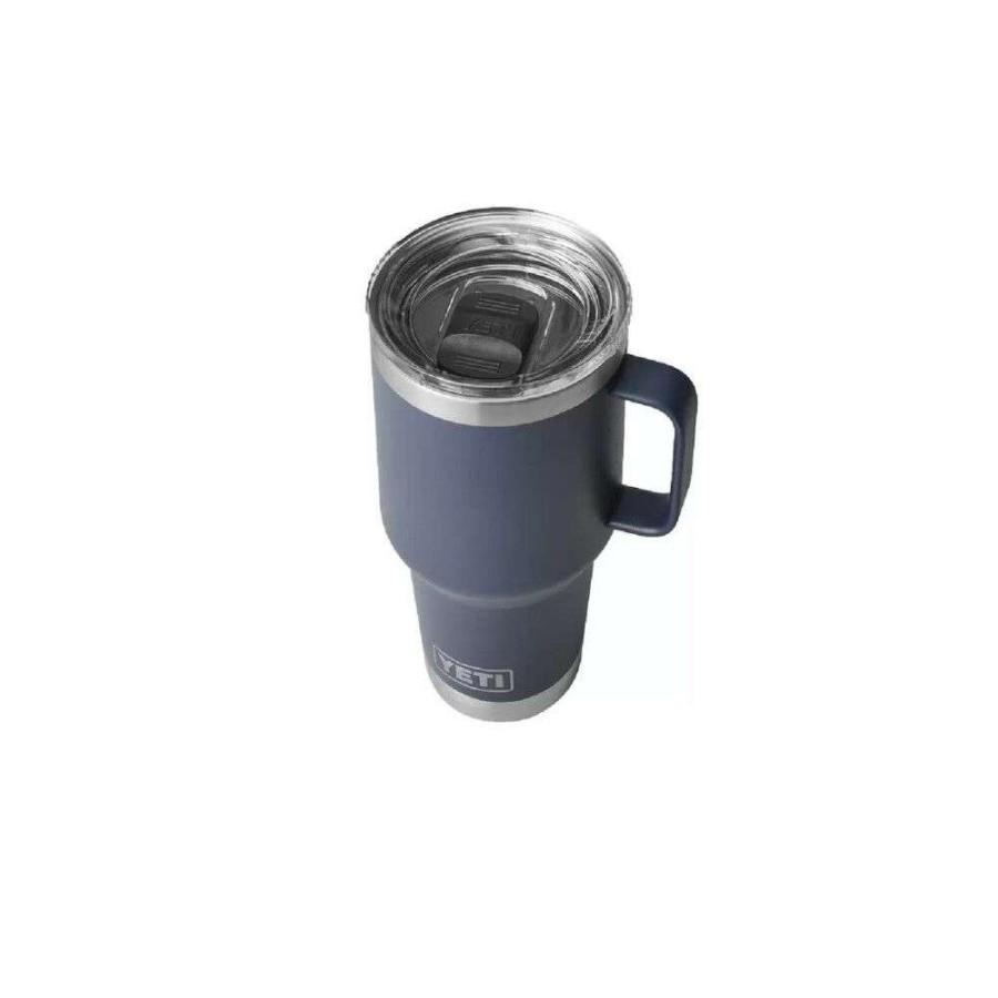 Yeti * | New In Yeti Navy Rambler 30Oz Travel Mug With Stronghold Lid