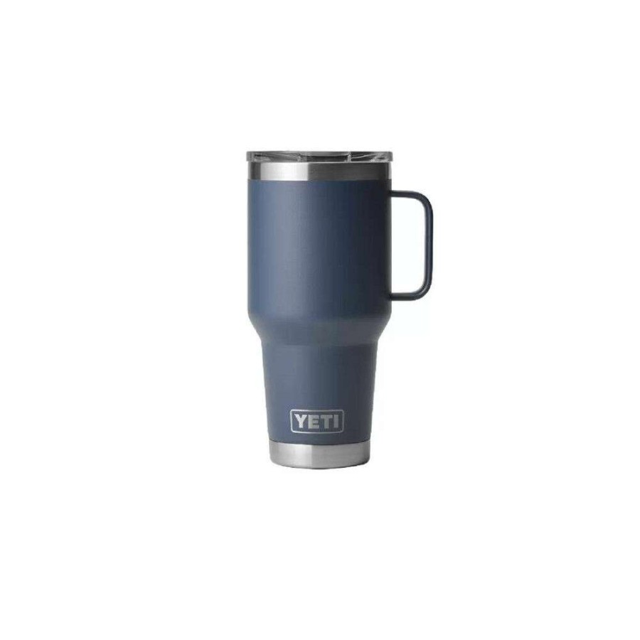 Yeti * | New In Yeti Navy Rambler 30Oz Travel Mug With Stronghold Lid