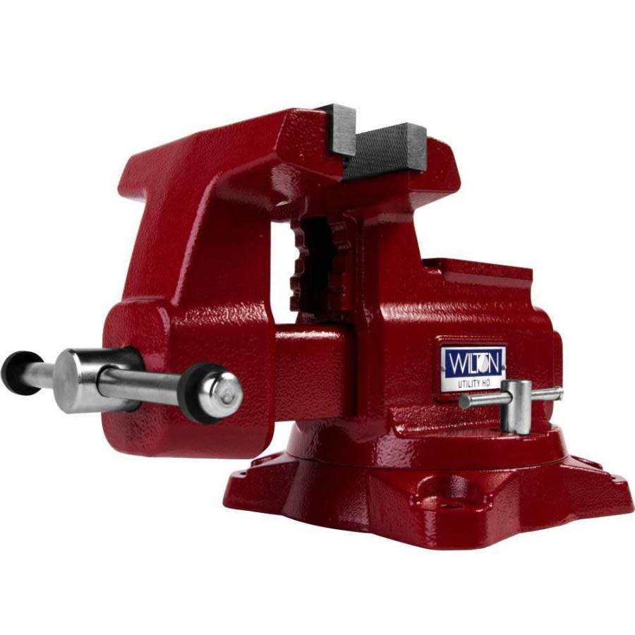 Hand Tools * | High Quality Utility Hd Bench Vise, 6.5 In Jaw Width, 6.25 In Jaw Opening, 4.25 In Throat Depth