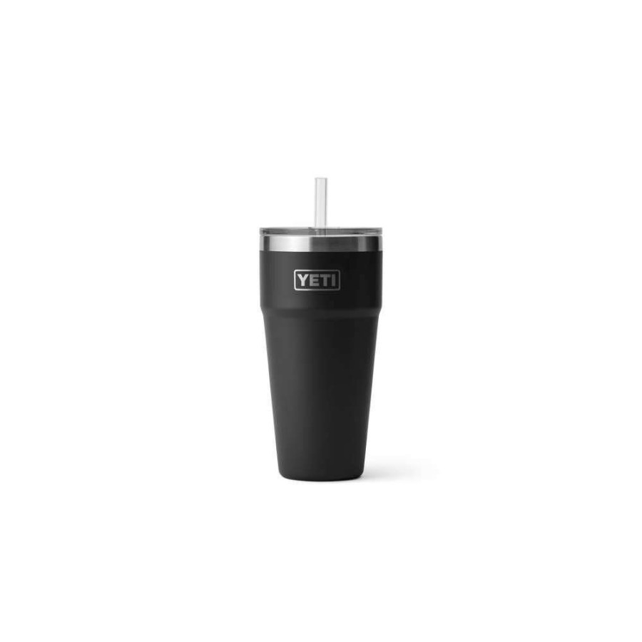 Yeti * | Online Yeti Rambler 26Oz Straw Cup With Straw Lid Charcoal