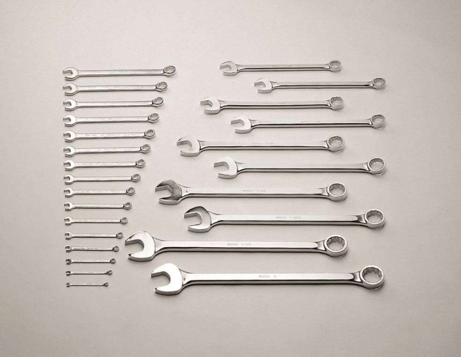 Wrenches * | Online Wright 12 Pt Sae Combination Wrench Set 26Pc