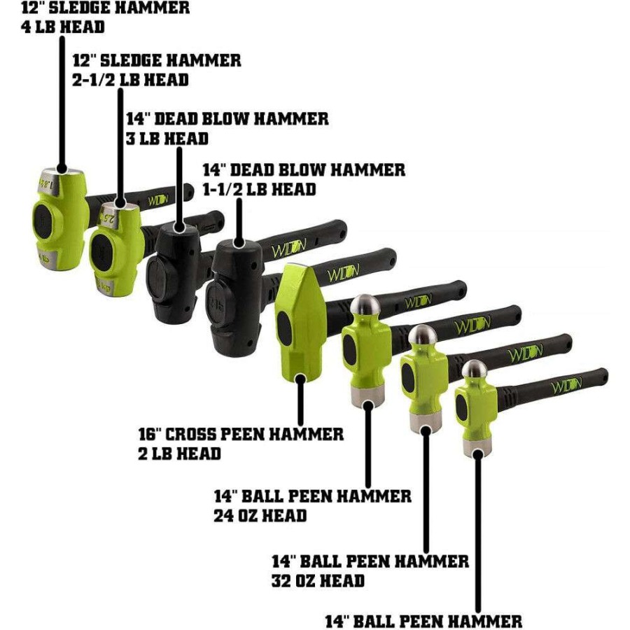 Hand Tools * | Outlet Wilton Bash Master Hammer Kit 8Pc