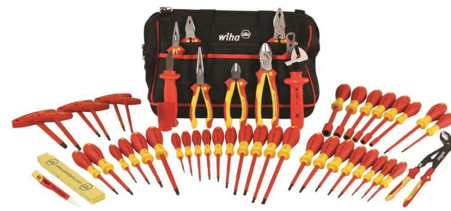 Hand Tools * | Outlet Insulated Pliers/Cutters & Screwdrivers Tool Set, 50 Piece