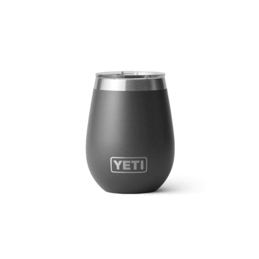 Yeti * | Online Yeti Rambler 10Oz Wine Tumbler With Magslider Lid Charcoal