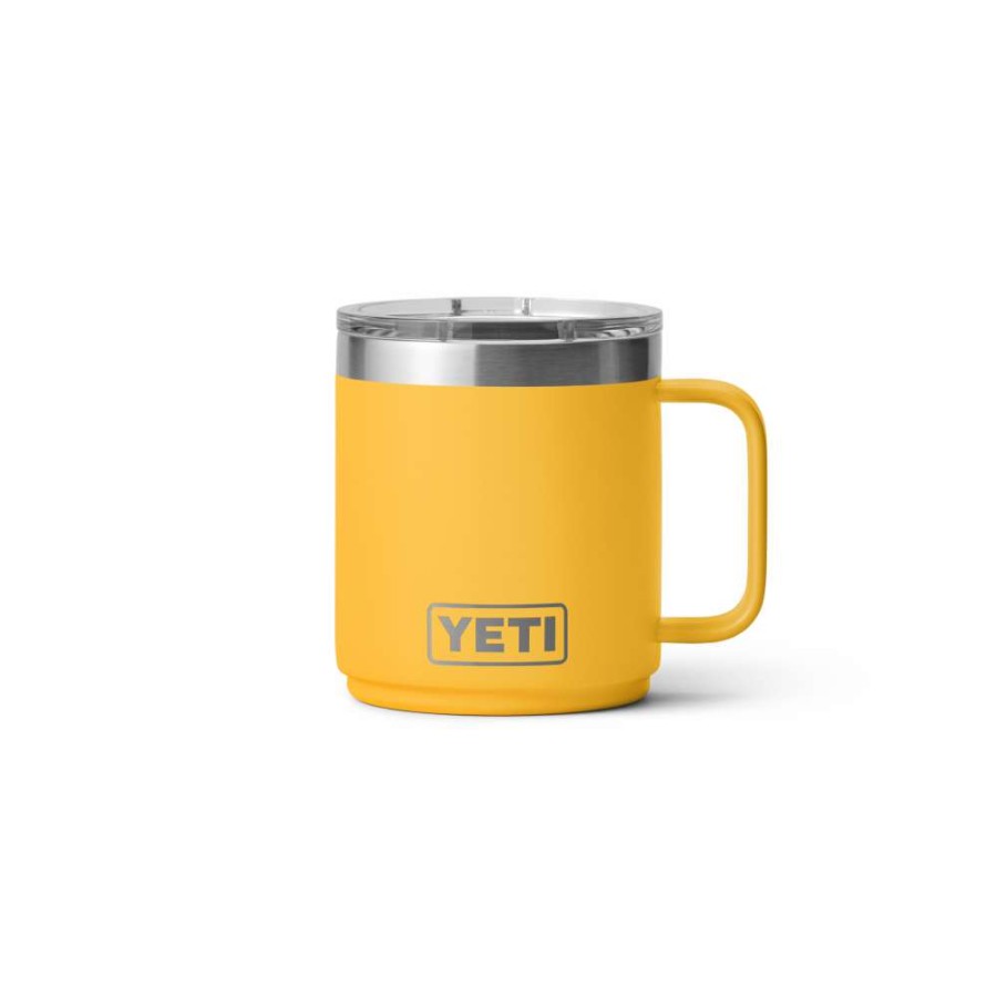 Yeti * | High Quality Yeti Rambler 10Oz Stackable Mug With Magslider Lid Alpine Yellow