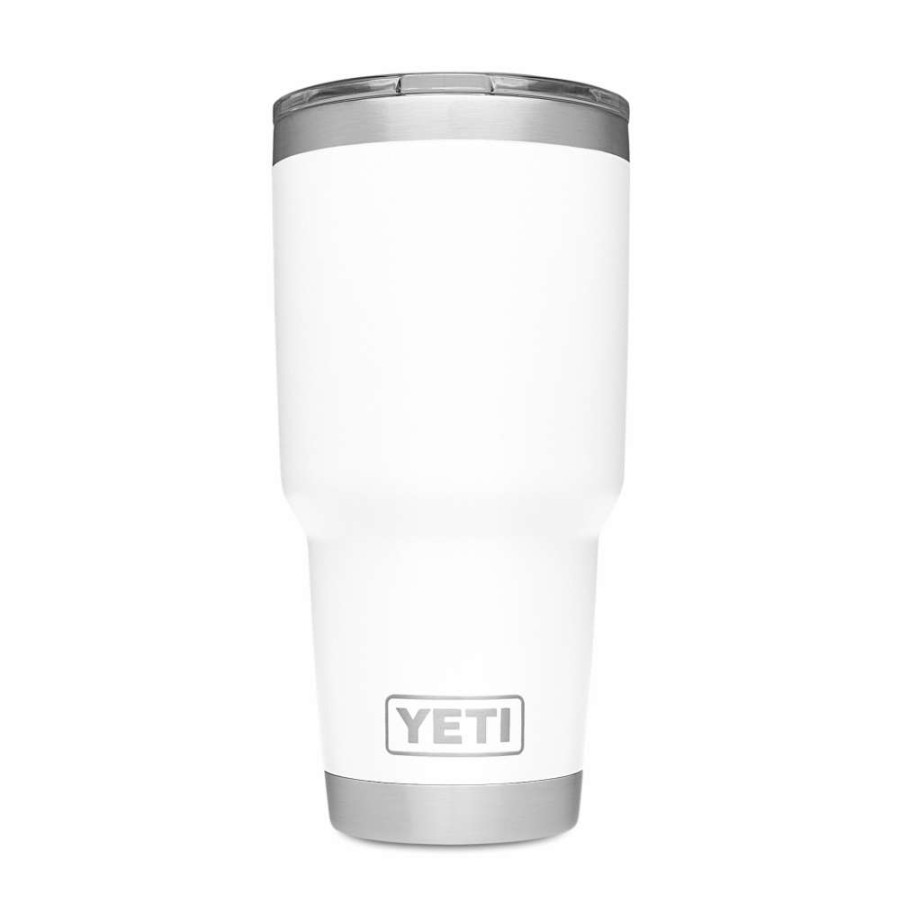 Yeti * | High Quality Yeti White 30Oz Rambler Tumbler With Magslider