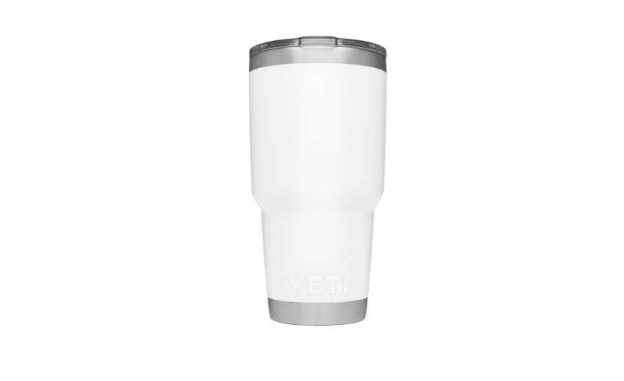 Yeti * | High Quality Yeti White 30Oz Rambler Tumbler With Magslider