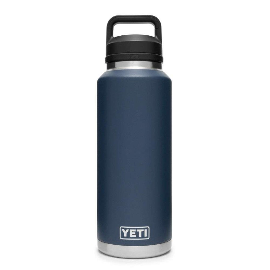 Yeti * | Sales Yeti Rambler Bottle With Chug Cap 46Oz, Navy