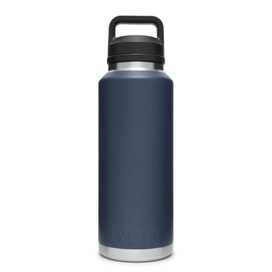 Yeti * | Sales Yeti Rambler Bottle With Chug Cap 46Oz, Navy