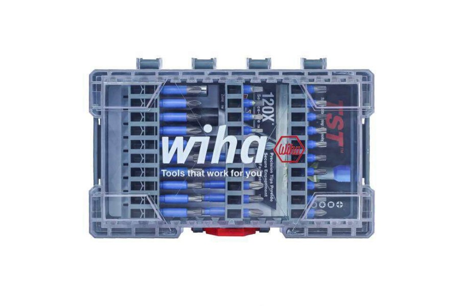 Accessories * | Sales Wiha Terminatorblue Impact Bit Set 40Pc