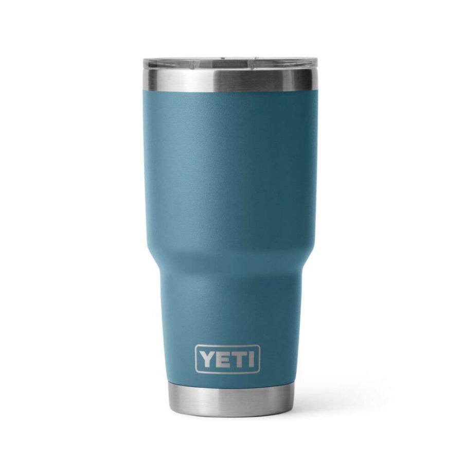 Yeti * | High Quality Yeti Rambler 30Oz Tumbler With Magslider Lid Nordic Blue