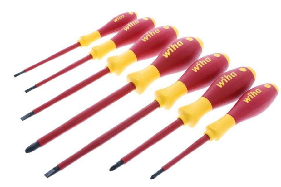 Hand Tools * | Cheaper 7 Piece Insulated Softfinish Screwdriver Set