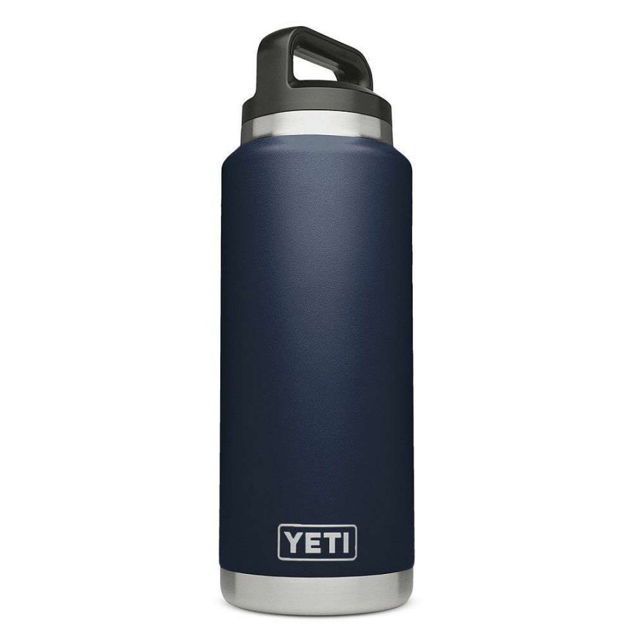 Yeti * | Best Choice 36Oz Rambler Bottle With Bottle Chug Cap Navy