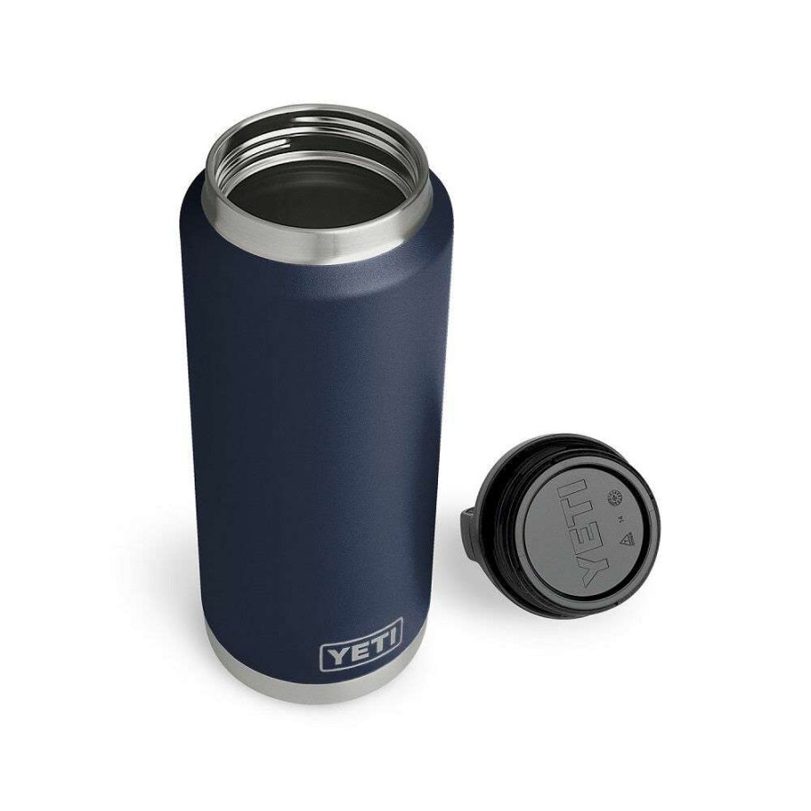 Yeti * | Best Choice 36Oz Rambler Bottle With Bottle Chug Cap Navy