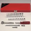 Sockets * | Discount Online 1/4 In. Drive 23 Pc. 6 Pt Standard & Deep Socket Set