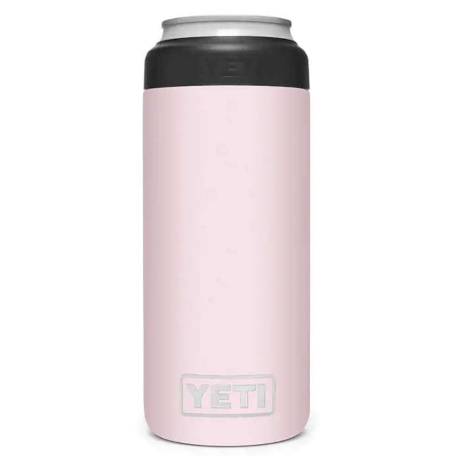 Yeti * | Sales Yeti Rambler Colster Slim Can Insulator Ice Pink 12Oz