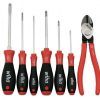 Hand Tools * | Discount Online Soft Grip Bicut Supercut And Softfinish Cushion Grip Screwdrivers Set, 7 Piece