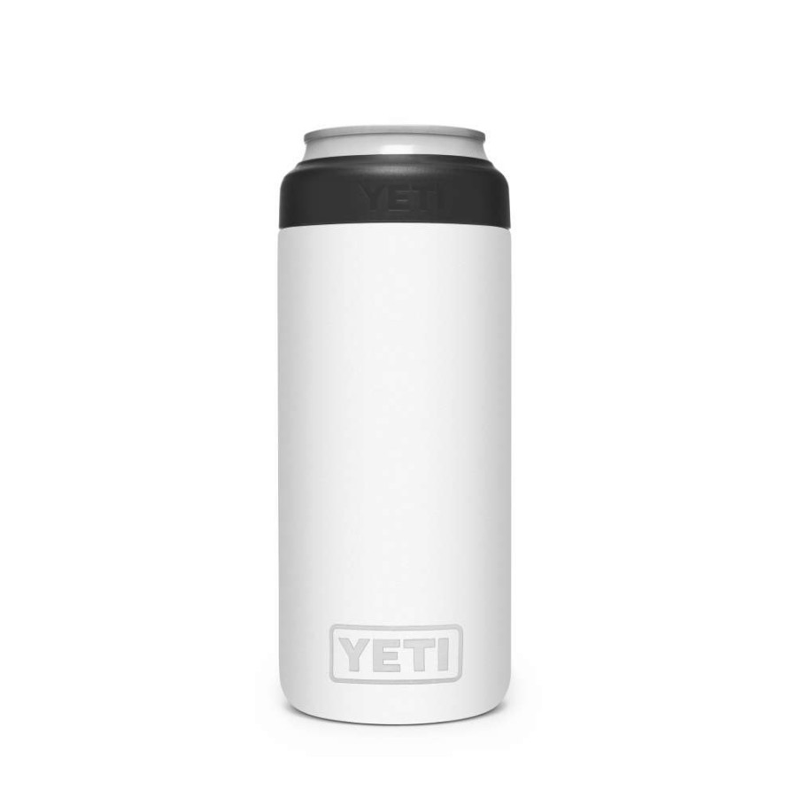 Yeti * | Outlet Rambler Colster Slim Can Insulator White