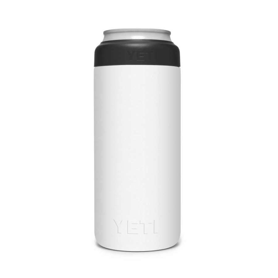 Yeti * | Outlet Rambler Colster Slim Can Insulator White