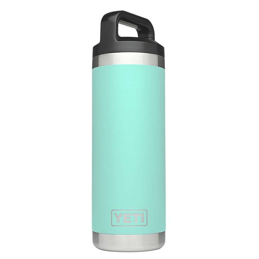 Yeti * | Online 18Oz Rambler Bottle With Bottle Chug Cap Seafoam