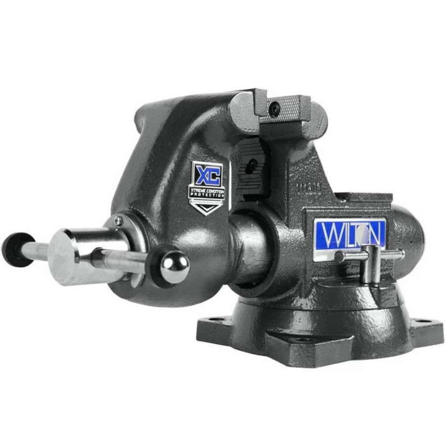 Hand Tools * | Discount Wilton 4 1/2 1745Xc Tradesman Xc Round Channel Bench Vise