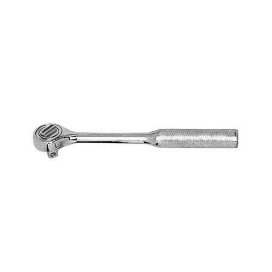 Hand Tools * | Reliable Quality 1/2 In. Knurled Grip Double Pawl Ratchet