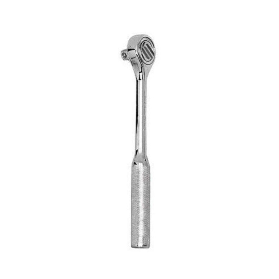 Hand Tools * | Reliable Quality 1/2 In. Knurled Grip Double Pawl Ratchet