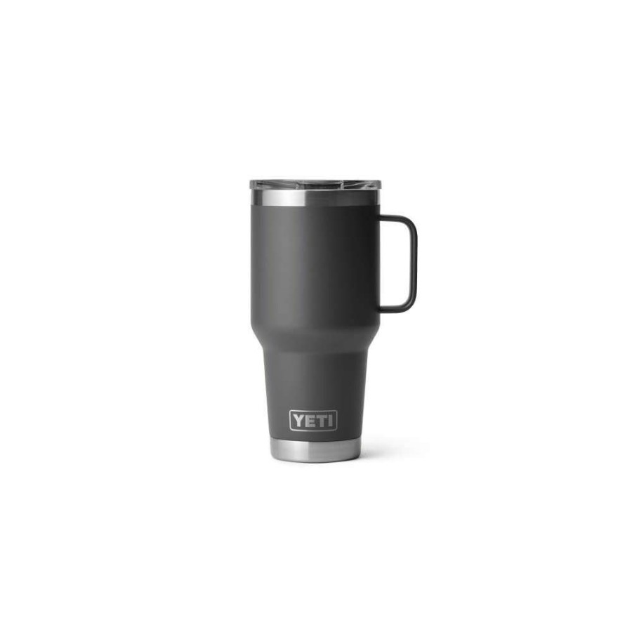 Yeti * | Online Yeti Rambler 30Oz Travel Mug With Stronghold Lid Charcoal