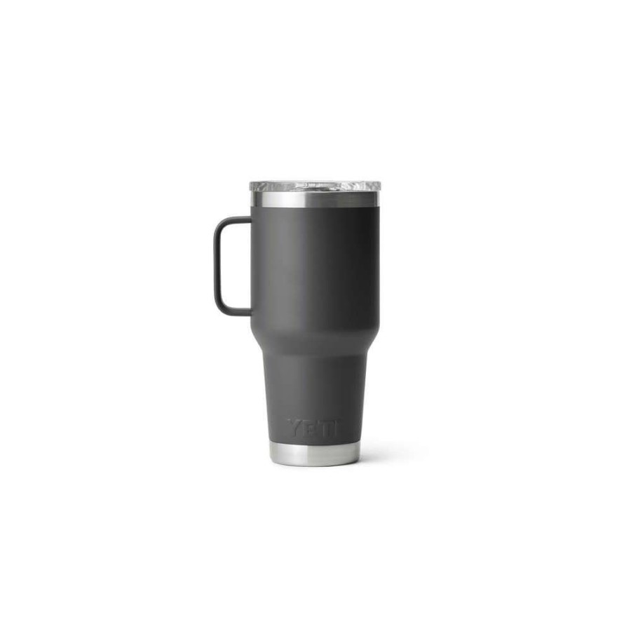 Yeti * | Online Yeti Rambler 30Oz Travel Mug With Stronghold Lid Charcoal