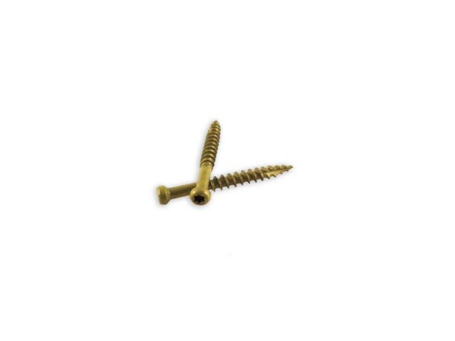 Accessories * | Best Choice #9 X 3 In. Ppg 1,000 Hour Golden E-Coat Trim Head Screws 5Lb