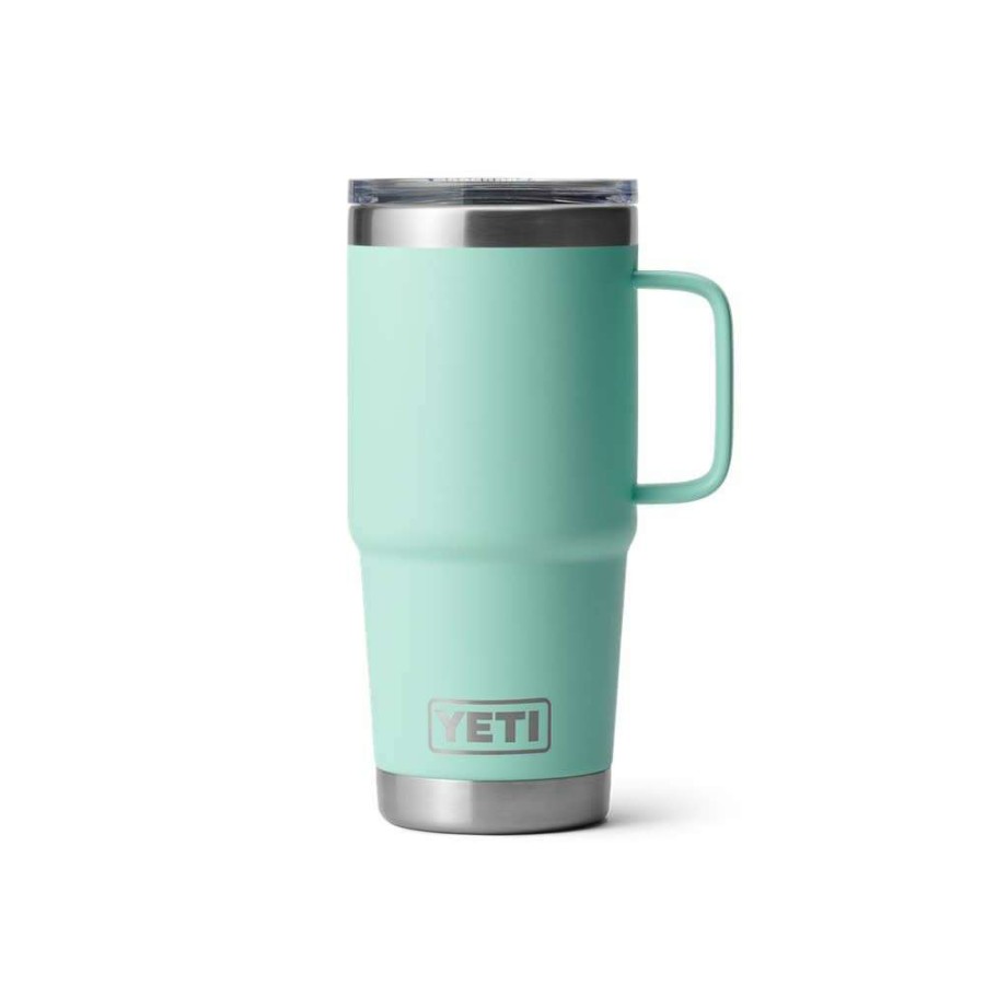 Yeti * | Outlet Yeti Rambler Travel Mug With Stronghold Lid Seafoam 20Oz