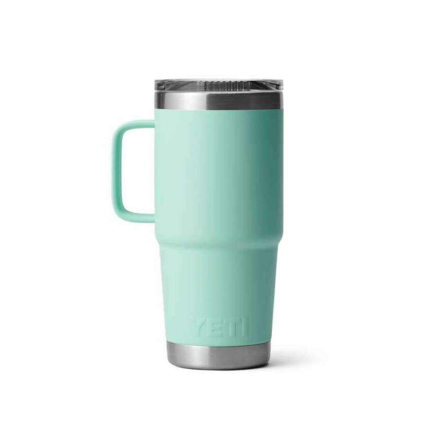 Yeti * | Outlet Yeti Rambler Travel Mug With Stronghold Lid Seafoam 20Oz