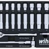 Sockets * | Cheap Online Wiha 3/8" Drive Professional Socket Tray Set Metric 24Pc