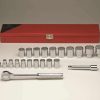 Sockets * | Discount 1/2 In. Dr 22 Pc. 12 Pt Metric Socket Set