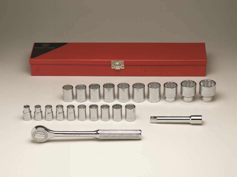 Sockets * | Discount 1/2 In. Dr 22 Pc. 12 Pt Metric Socket Set