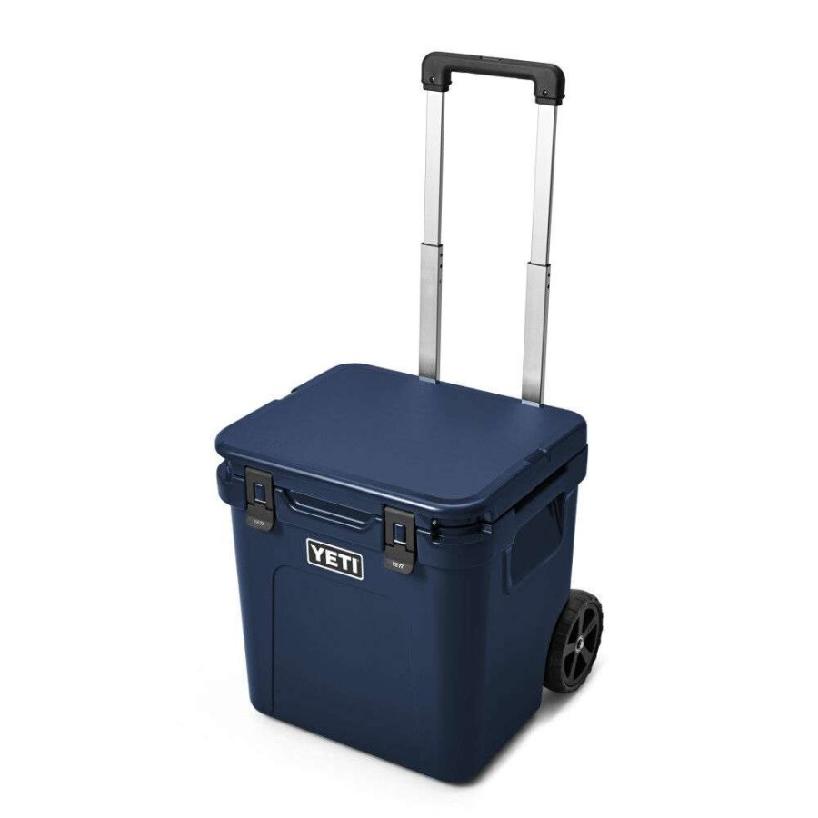 Outdoor Living * | New In Yeti Roadie 48 Wheeled Cooler Navy Blue