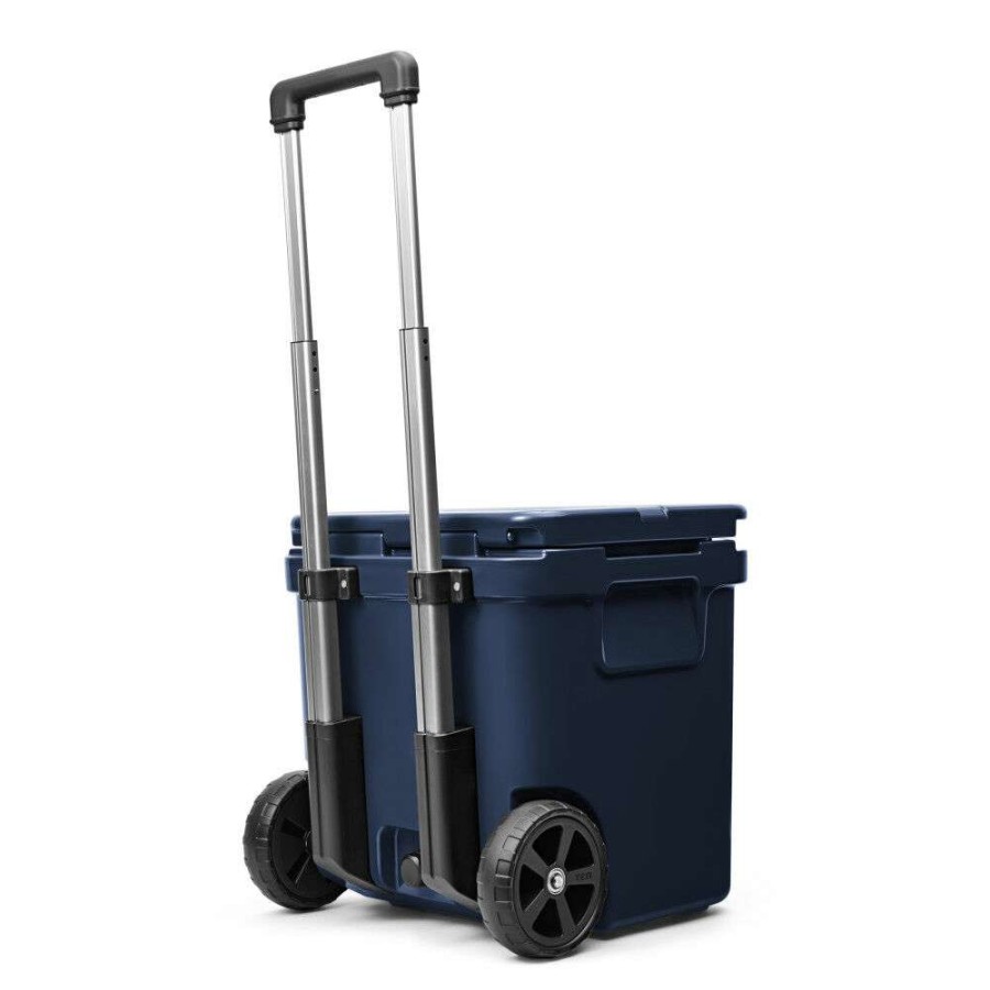 Outdoor Living * | New In Yeti Roadie 48 Wheeled Cooler Navy Blue