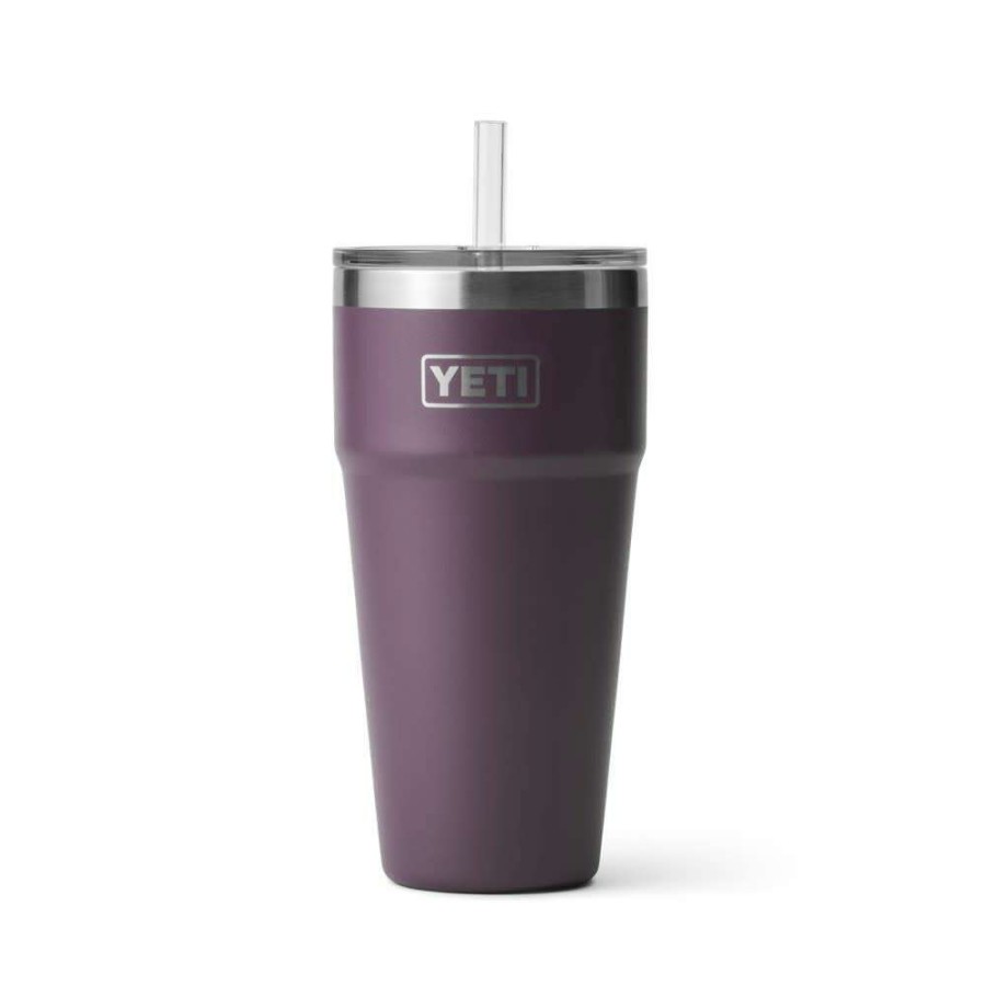 Yeti * | Outlet Yeti Rambler 26Oz Stackable Cup With Straw Lid Nordic Purple