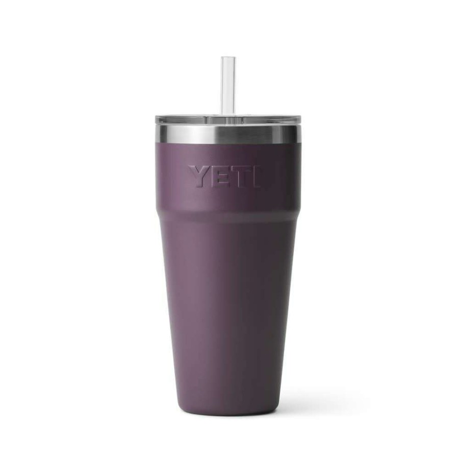 Yeti * | Outlet Yeti Rambler 26Oz Stackable Cup With Straw Lid Nordic Purple