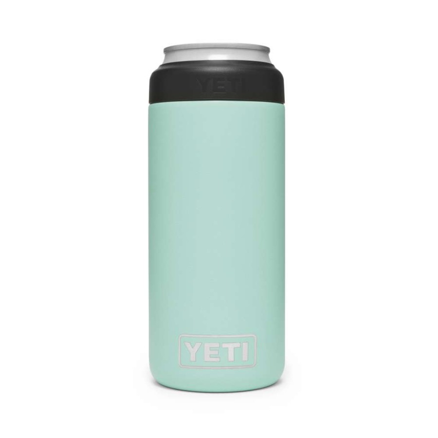 Yeti * | Online Rambler Colster Slim Can Insulator Seafoam