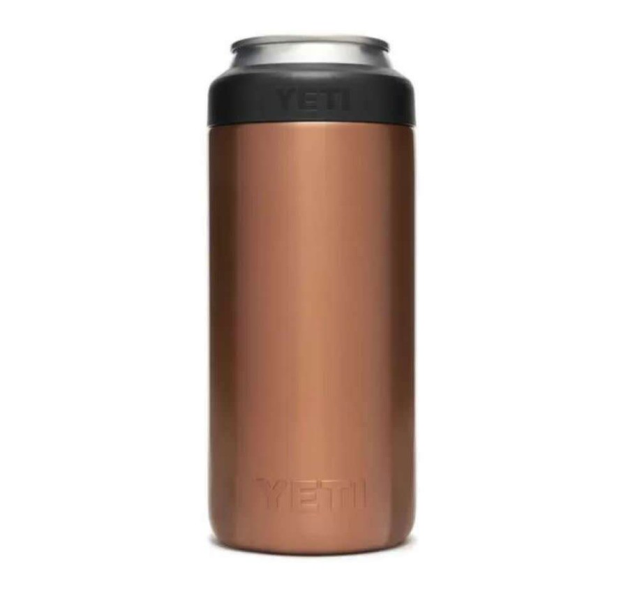 Yeti * | Cheaper Yeti Rambler Colster Slim Can Insulator Copper