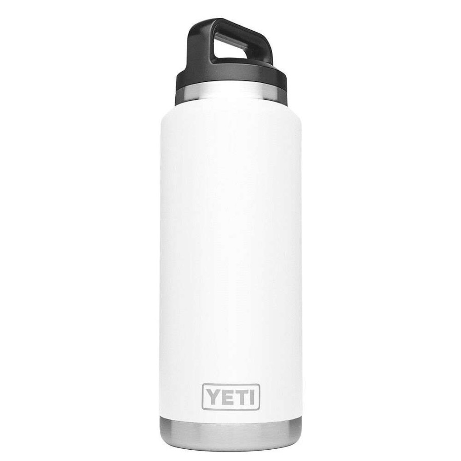 Yeti * | Cheaper 36Oz Rambler Bottle With Bottle Chug Cap White